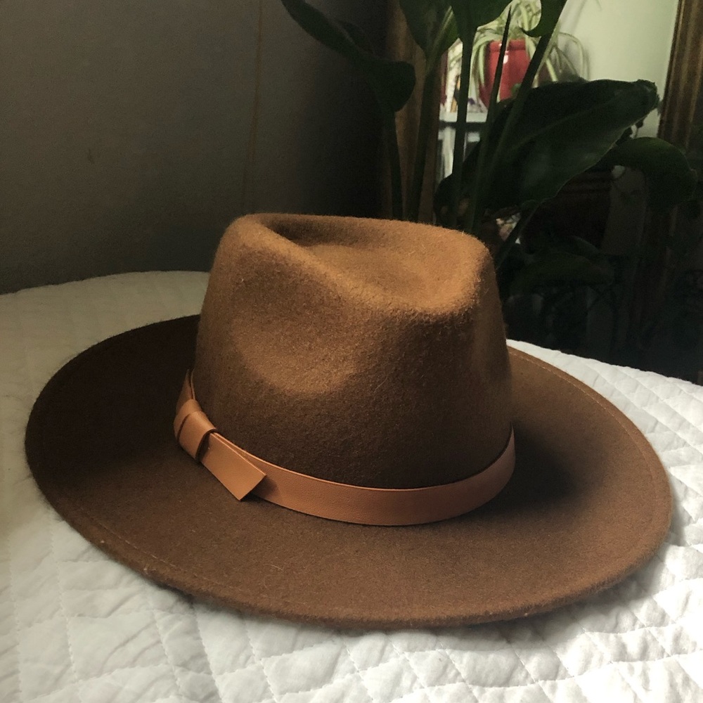Wide Brim Felt Fedora